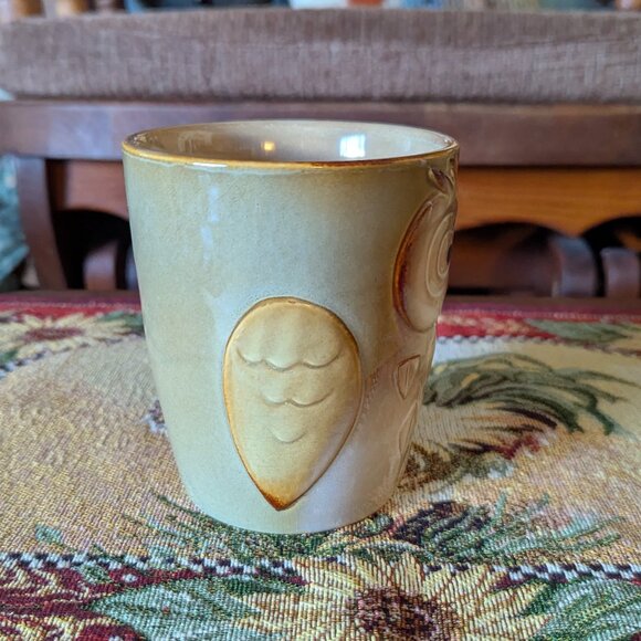Gibson Owl City Collection Mug, Brown/Tan - Picture 4 of 6